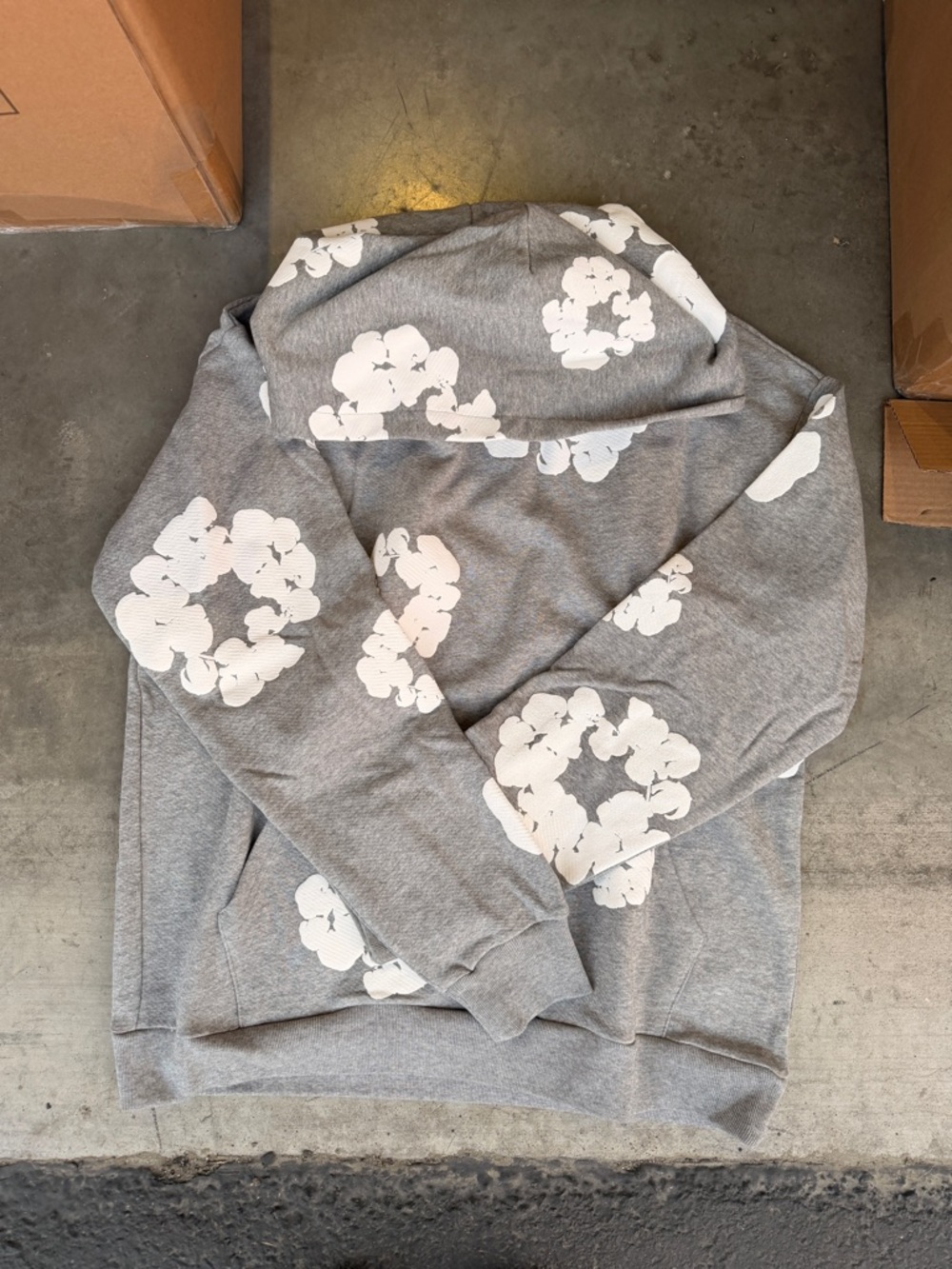 Denim tears grey hoodie